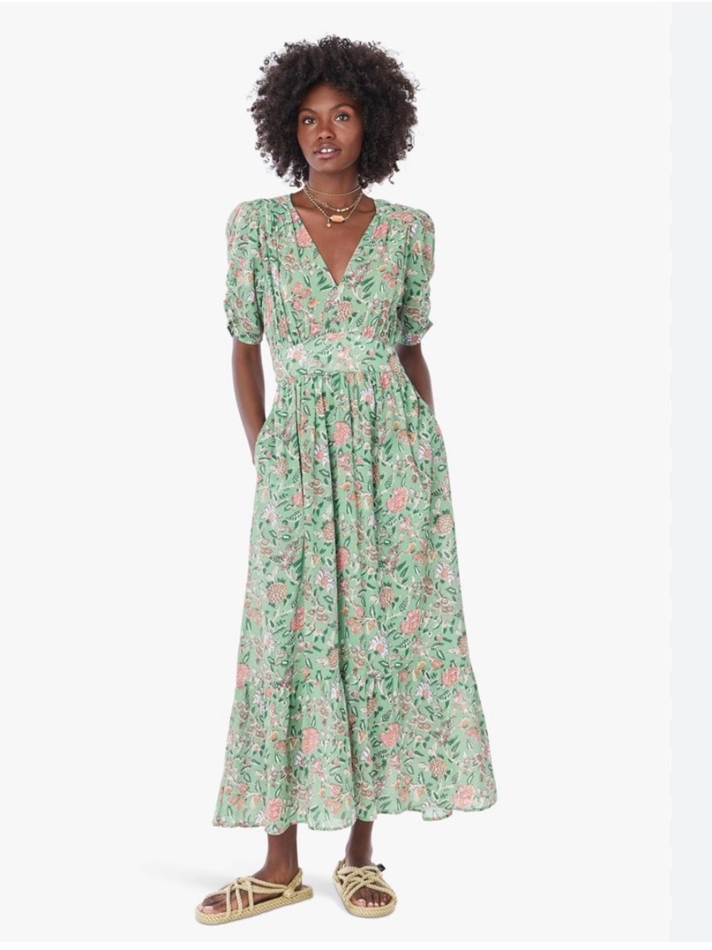 Xirena Camelia Dress Jade Green